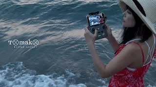 【エモい】荒波とテトラポットで自撮りドローン★薩摩川内の朝と夕なんかいい　Selfie drone in rough seas and tetrapods