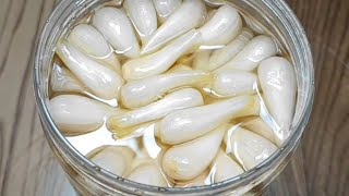 Cách Làm DƯA KIỆU NGÂM GIẤM ĐƯỜNG trắng đẹp giòn ngon nhanh ăn không cần phơi nắng món ngon ngày tết