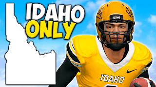 NCAA Rebuild, But I Can Only Recruit in Idaho