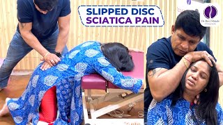 Fixing Her Hip & Lower Back Pain for SCIATICA & SLIPPED DISC | Lumbar Spondylosis | Dr Ravi Shinde