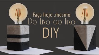 Luminária de Mesa, candeeiro, DIY, Faça Fácil