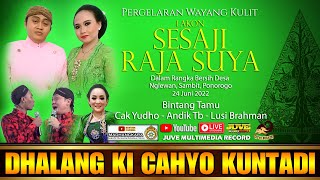 LIVE STREAMING WAYANG KULIT DALANG KI CAHYO KUNTADI BINTANG TAMU CAK YUDHO ANDIK LUSI BRAHMAN