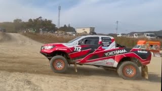 ﾊｲﾗｯｸｽ ﾌﾟﾛﾄﾀｲﾌﾟ JJFES ﾀﾞｰﾄｸﾛｽ JJFES ／HILUX Prototype Dart race Ikuo Hanawa