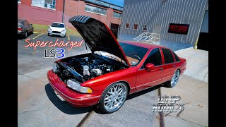 WhipAddict: 93' Chevy Caprice, LS3 w/LSA Supercharger, StitchedbySlick Interior, Corleone 24s