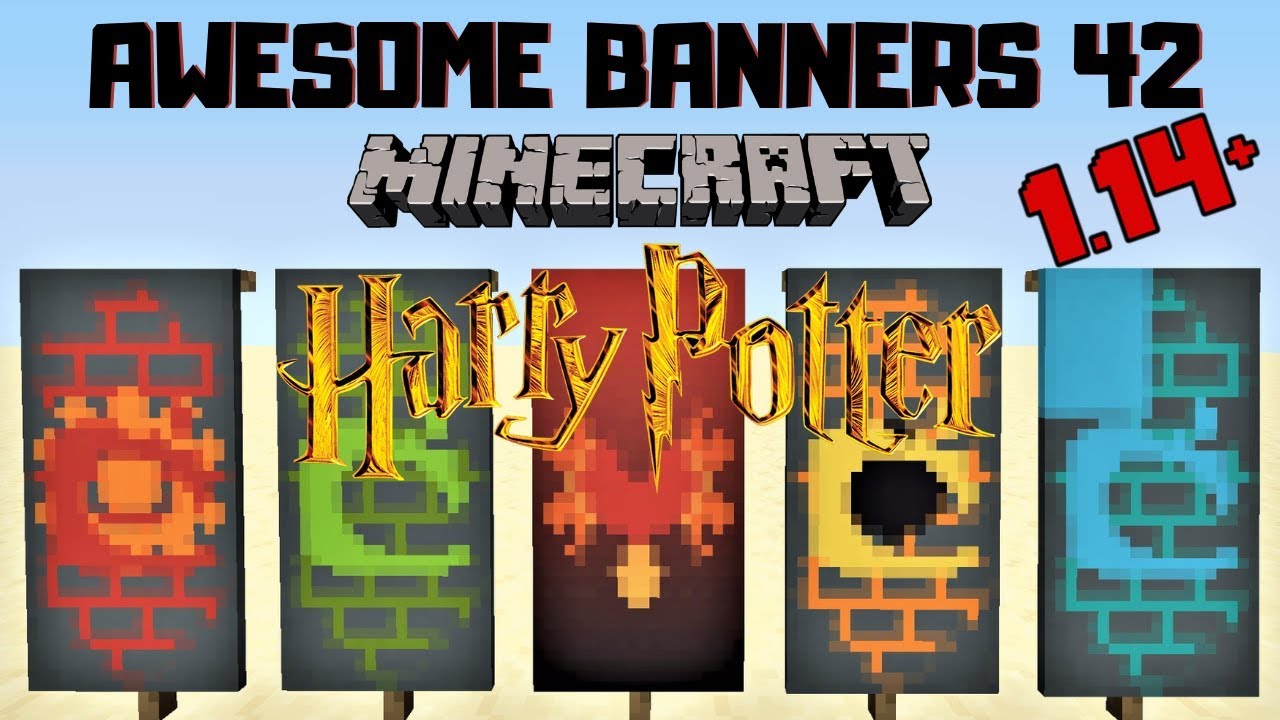 5 AWESOME MINECRAFT BANNER DESIGNS WITH TUTORIAL! #42 [LOOM] - YouTube