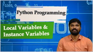 LEC34| Python Programming |Local Variables & Instance Variables by Mr. D. Sandeep