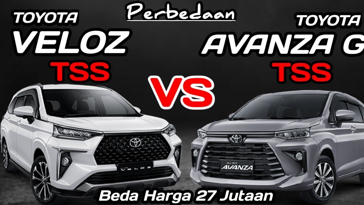 Perbedaan Toyota Veloz Q TSS VS Avanza G TSS - YouTube