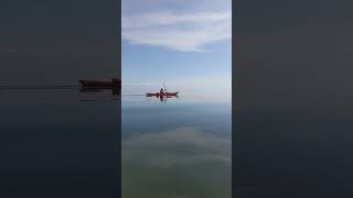 Kayak on a calm ocean