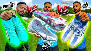 NIKE VS ADIDAS VS PUMA | $200 BOOT BATTLE *Which Is Best?*