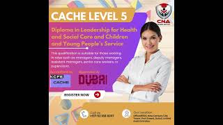 Enroll now in our CACHE Level 5!