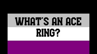 #Asexual vlog with the Gentle Giant #Ace: What's an #Ace ring?/ Where to get an #Ace ring