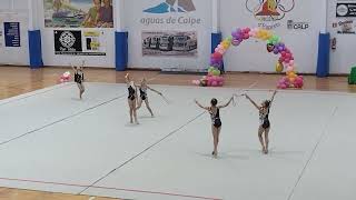 Club Gimnasia Calpe, festival fin de curso 09.06.2024, conjunto alevin absoluto