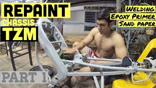 Yamaha TZM Repaint Chassis  Part 1