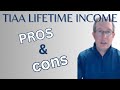 TIAA Traditional Lifetime Income Pros & Cons