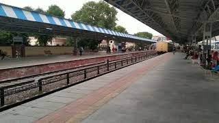 sadulpur junction at rajasthan in India, dadrewa fair special train running, gogaji mela ददरेवा