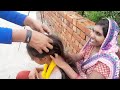 priyanshi nitpicking in head massage