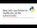 Use Python to edit .txt file in LTspice simulation