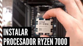 Cómo instalar un procesador AMD Ryzen 7000 // How to install a AMD Ryzen 7000 Processor