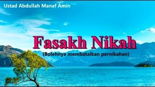 Fasakh Nikah