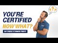 You're Certified! Now What? || First 3 Things To Do After Getting PT Certified || NASM-CPT Tips