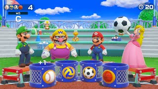 Super Mario Party Minigames - Mario vs Wario vs Luigi vs Peach (Master CPU) #4