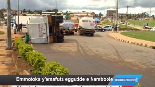 Emmotoka y’amafuta eggudde e Namboole