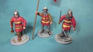 #363 Perry Miniatures Agincourt Historical French Command groups painted up.