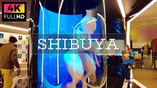 【4K】Take a walk with Pokemon Center in Shibuya. (Mar. 2022) | 東京 雨の渋谷でポケモンセンターとニンテンドートウキョウを散歩