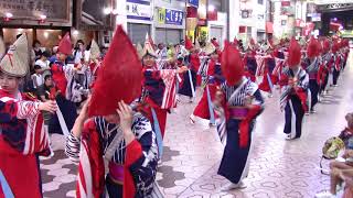 よさこい列伝2018・NTTドコモ（第65回よさこい祭り）【高知県高知市】（平成30年・2018）