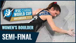 Women's Boulder semi-final | Innsbruck 2024