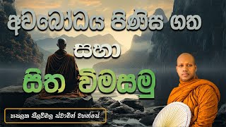 අවබෝධය පිණිස ගත සහා සිත විමසුමු  Hasalaka Seelawimala Thero