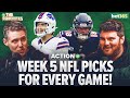 NFL Week 5 Betting Predictions & BETS for EVERY NFL Game! NFL Expert Picks | The Favorites Podcast