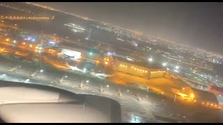 Etihad Airways Airbus A321-200 Night Takeoff out of Abu Dhabi