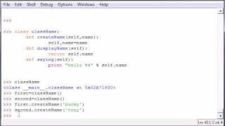 Python Programming Tutorial - 33 - Classes and Self