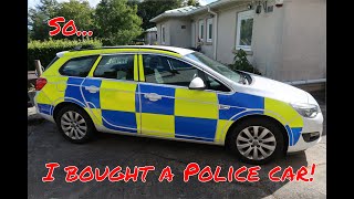 I BOUGHT A POLICE CAR and I'm going to rebuild it!