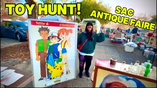 TOY HUNT! Sac Antique Flea Market #vintagetoys #toyhunt