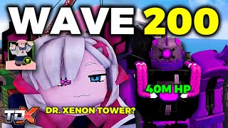 SOLO Endless Wave 200 w/.. Dr. Xenon!? 😱 (Roblox TDX)