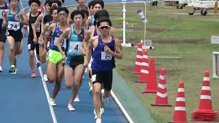 日体大記録会 男子1500m4組   吉中・小林(中大)ワンツー 2022.6.4