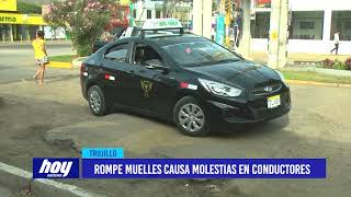 Rompe muelles causa molestias en conductores