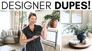 HOME DECOR DUPES || HOME DECORATING TIPS || HIGH-END LOOK FOR LESS