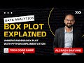 Box and Whisker Plot in Python | Box Plot Python Implementation | Box and Whisker Plot Explained