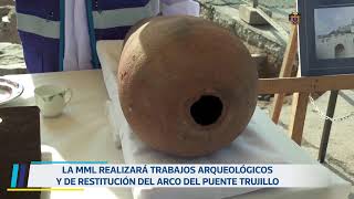 Investigación arqueológica en el puente de Piedra. 24 de febrero.