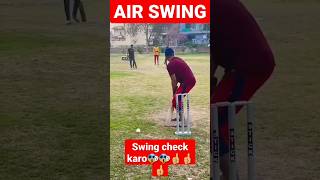 Air Swing Bowling In Tennis ball || #cricket #bowling #shorts