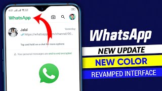 WhatsApp new color interface || WhatsApp darker dark mode update || New revamped update