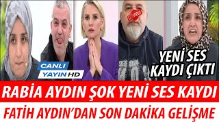 RABİA AYDIN SES KAYDI YENİ! ŞOK ŞOK! ESRA EROL ORTALIK KARIŞACAK! FATİH AYDIN'DA SON DAKİKA!