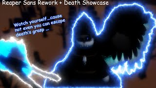 Reaper Sans Rework and Death Showcase + Event guide and how to get souls (Undertale Judgement Day)