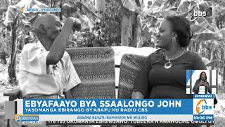 Ebyafaayo bya Ssaalongo John, Yasomanga Ebirango by’Abafu ku Radio CBS