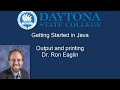 Java Programming - Lecture 2 - Output and Printing