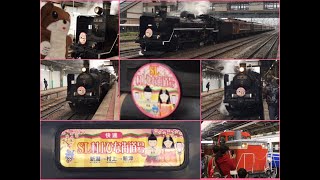 [総集編]『C57180＋12系客車・快速 SL村上ひな街道号』2016/3/19(JR白新線・JR羽越本線[新潟駅～新津駅～村上駅]) #SL村上ひな街道号