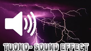 EFFETTO SONORO: TUONO #viral #thunder #sound #soundeffects #lampi #pioggia